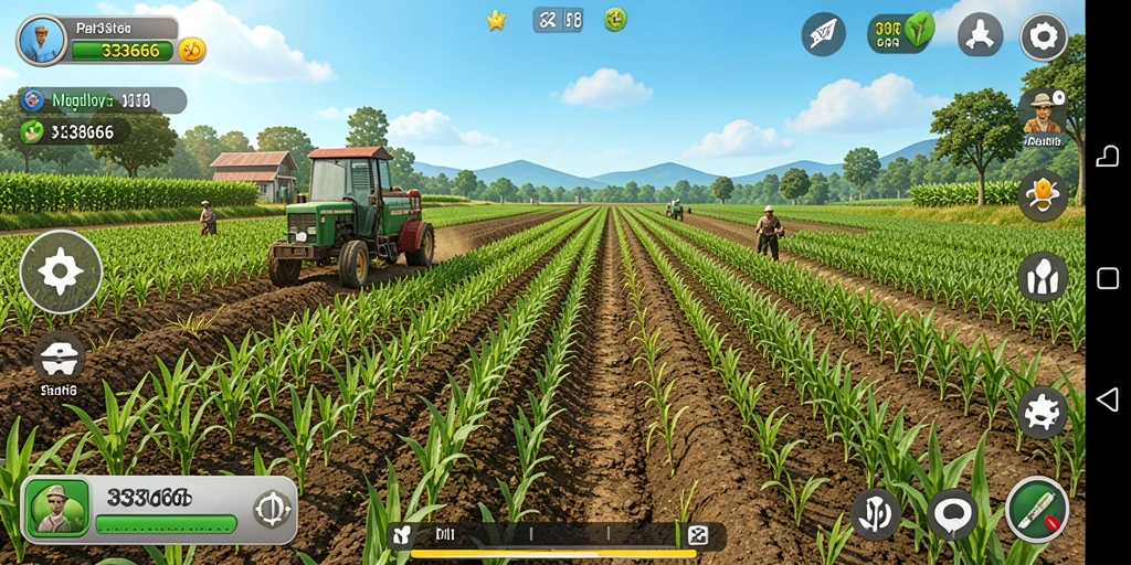 Tampilan gameplay <strong>333666</strong> yang menarik dan penuh warna saat bertani.