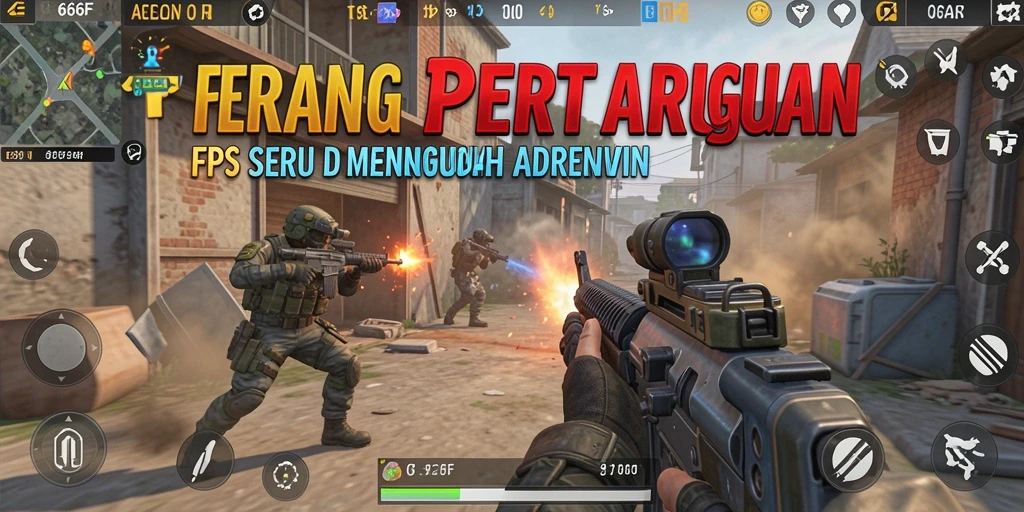 Tangkapan layar utama 666F dengan aksi gameplay yang intens.