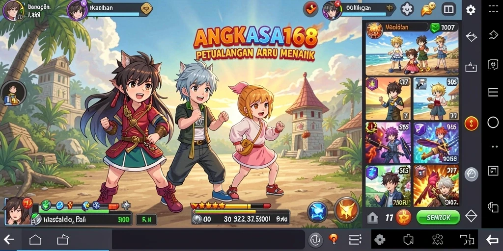 Gameplay Anime yang seru dan penuh warna di ANGKASA168.
