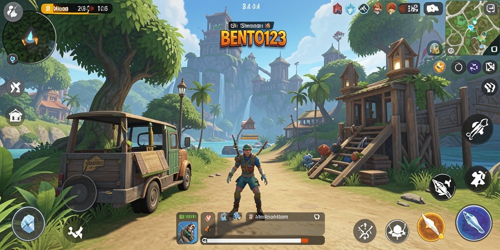 Tampilan gameplay menarik dalam BENTO123 dengan berbagai elemen simulasi.