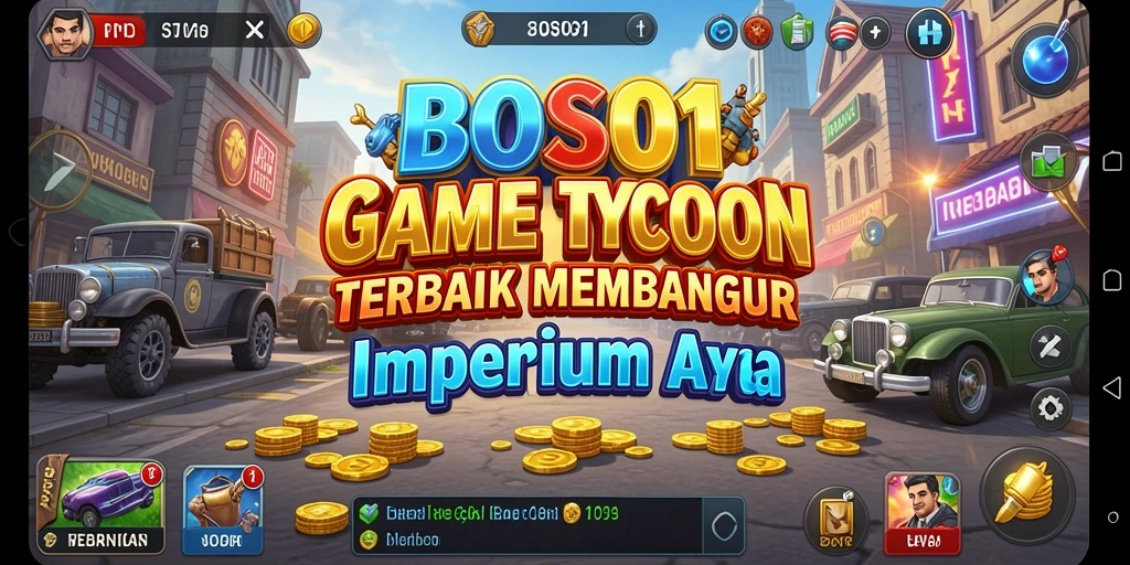 Gameplay mendebarkan dari BOS01 yang menunjukkan strategi Tycoon.