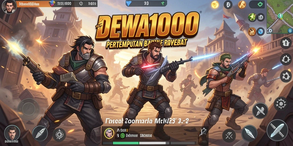 Tampilan gameplay DEWA1000 yang seru dan mendebarkan.