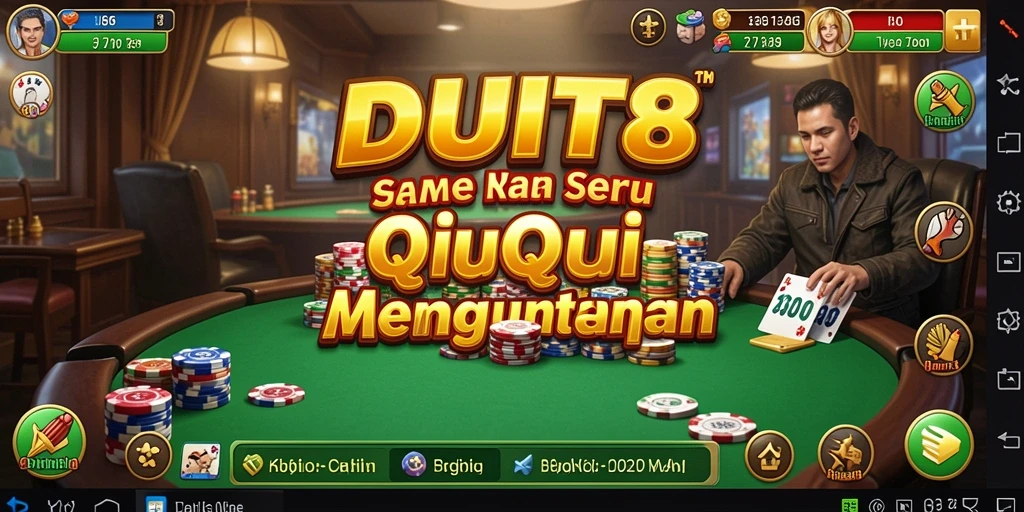 Tampilan permainan QiuQiu yang menarik di DUIT8.