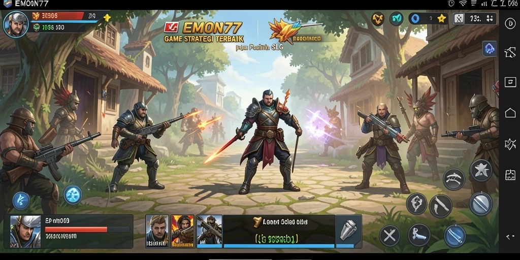 Tampilan gameplay SLG yang menegangkan dan menantang.