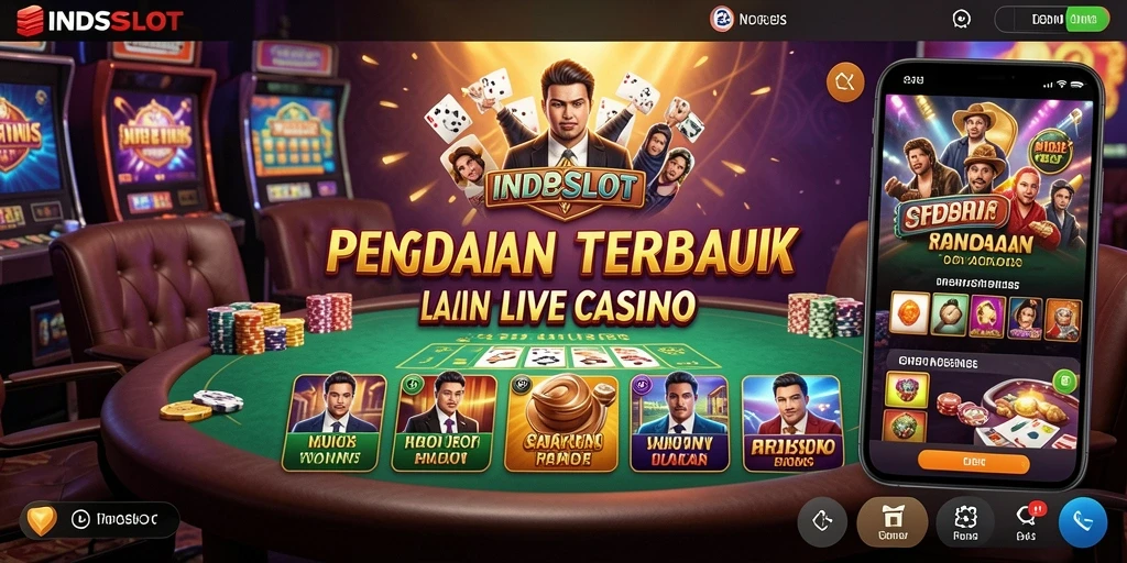 Tampilan gameplay Live Casino INDSLOT yang seru dan interaktif.