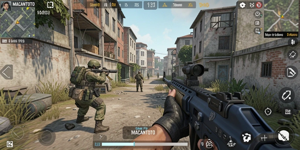 Tampilan gameplay <strong>MACANTOTO</strong> yang intens dan mendebarkan.