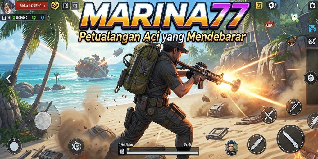 Tampilan gameplay mendebarkan dari MARINA77 dengan aksi yang intens.