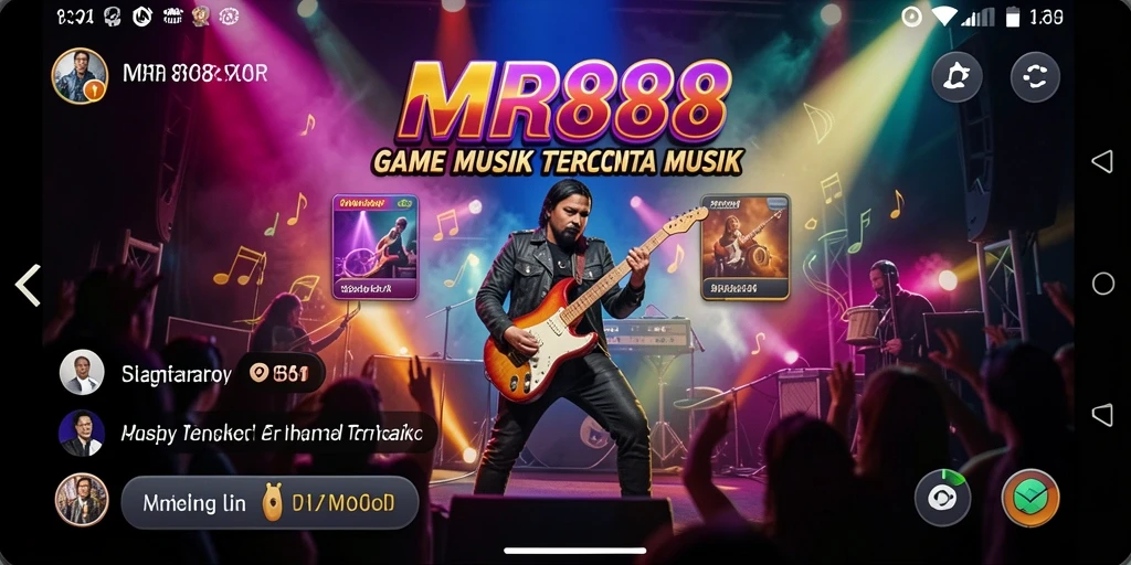 Tampilan gameplay MR888 yang menarik dan penuh warna.