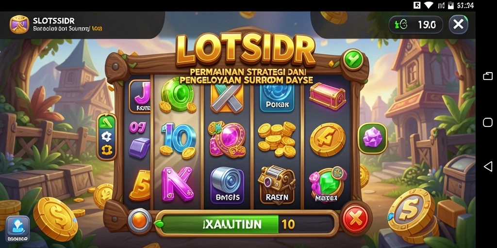 Tampilan gameplay SLOTSIDR yang memukau dan mendebarkan.