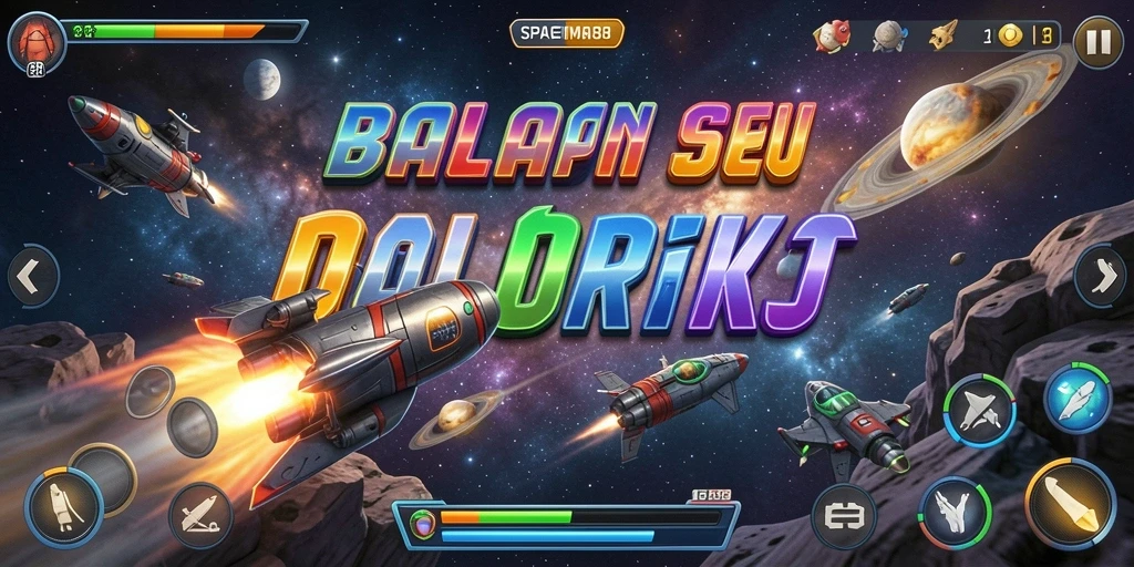 Tampilan gameplay SPACEMAN88 yang mendebarkan dengan balapan luar angkasa.