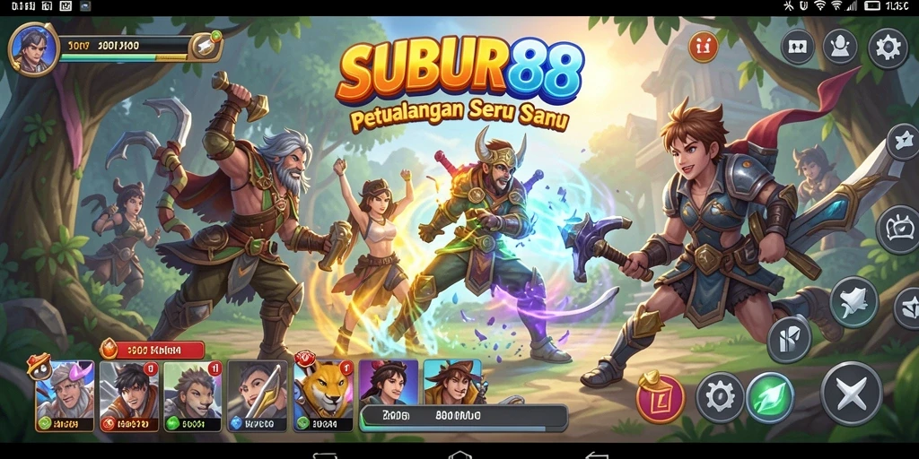 Screenshot gameplay SUBUR88 menampilkan aksi petualangan seru dan penuh tantangan.