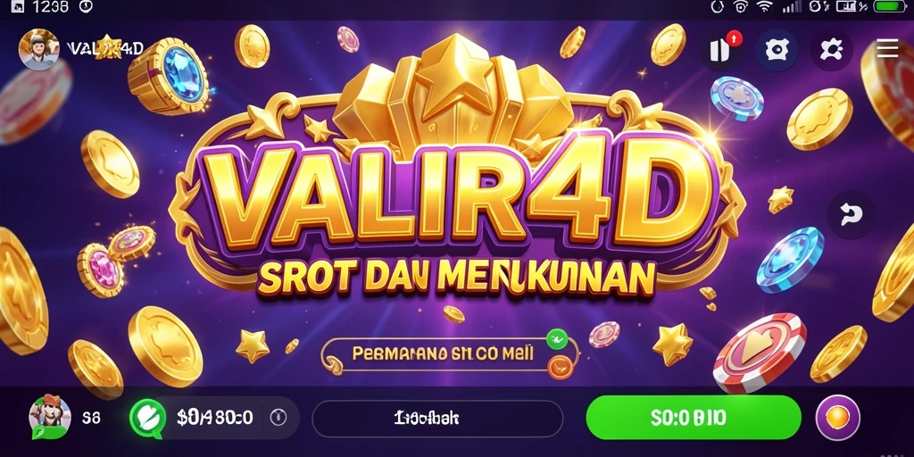 Tampilan utama gameplay <strong>VALIR4D</strong> dengan gulungan slot yang menarik.