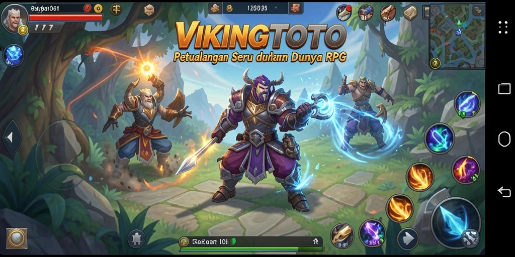 Menampilkan gameplay seru di dunia RPG VIKINGTOTO.